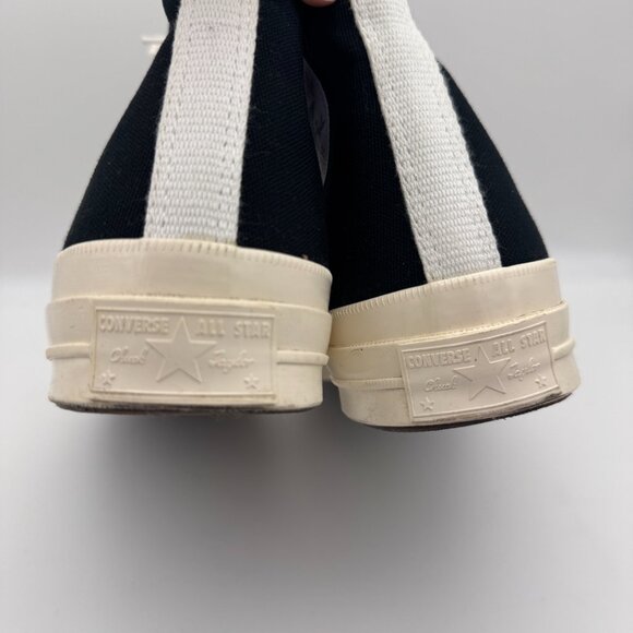 Comme Des Garçons PLAY Converse High Top Sneakers Mens 10 Womens 12 Heart Logo - Picture 6 of 12